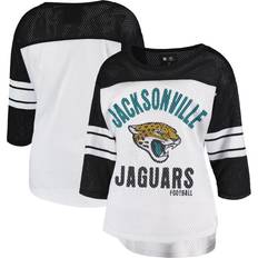 G-III 4Her by Carl Banks Jacksonville Jaguars First Team Three-Quarter Sleeve Mesh T-Shirt W