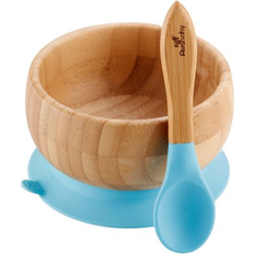 Avanchy Bamboo Suction Baby Bowl + Spoon