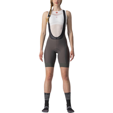 Castelli Prima Bib Shorts Women - Green Forest/Sulphur