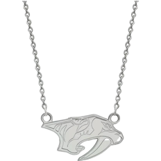 LogoArt Nashville Predators Small Pendant Necklace - Silver