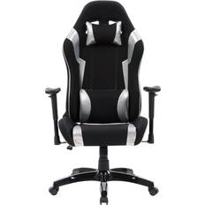CorLiving Ergonomic Gaming Chair - Black/Silver