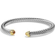 David Yurman Cable Classics Bracelet - Silver/Gold/Orange