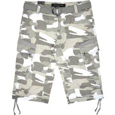 Cargo Shorts - White XRay Belted Cargo Shorts - White Camo