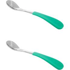 Avanchy - Stainless Steel Infant Spoons (2 Pack) Yellow