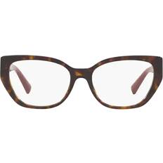 Valentino VA3037 Women's Irregular Eyeglasses Havana 54