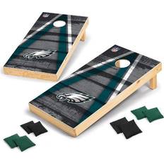 Wild Sports Philadelphia Eagles Vintage Triangle Wood Tournament Cornhole Board Set