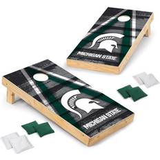 Wild Sports Michigan State Spartans Vintage Triangle Wood Tournament Cornhole Board Set