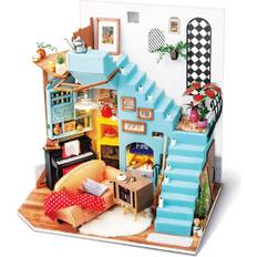 Hands Craft DIY Dollhouse Miniature Joy's Livingroom