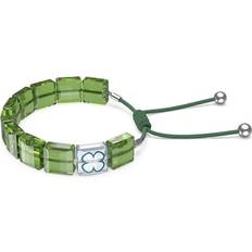 Swarovski Letra Clover Bracelet - Silver/Green/Green