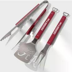 Red Barbecue Cutlery YouTheFan Alabama Crimson Tide Spirit Barbecue Cutlery 3pcs