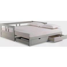 Bed Frames Alaterre Furniture Melody Twin to King Extendable with Storage