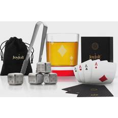 Joyjolt Poker King of Diamonds Bar Set 32.5cl 4pcs