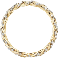 David Yurman Paveflex Ring - Gold/Diamonds