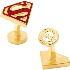Gold Cufflinks Cufflinks Inc Superman Shield Cufflinks - Gold/Red