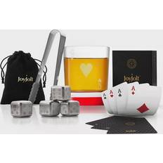 Joyjolt Poker Queen of Hearts Bar Set 32.531cl 4pcs