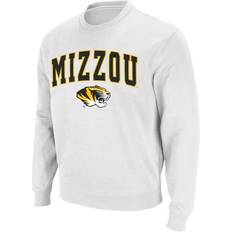 Colosseum Missouri Tigers Arch & Logo Crew Neck Sweatshirt - White