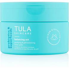 Tula Skincare Balancing Act Purifying & pH Balancing Biodegradable Toner Pads 60-pack