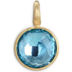 Marco Bicego Jaipur Small Stackable Pendant - Gold/Blue Topaz