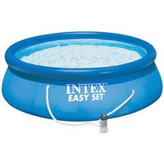 Intex Pools Intex Easy Set Inflatable Pool with Ladder & Pump