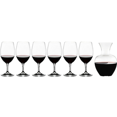 Riedel Ouverture Magnum Wine Glass Set with Apple Decanter Karaffe, Kanne & Flasche 7Stk.