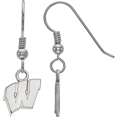 LogoArt University of Wisconsin Dangle Earrings - Silver
