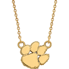 LogoArt Clemson University Small Pendant Necklace - Gold