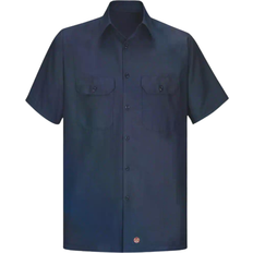 Red Kap Rip Stop Short Sleeve Shirt - Navy