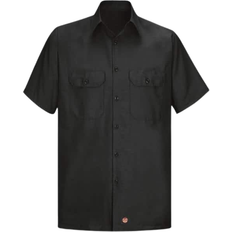 Red Kap Rip Stop Short Sleeve Shirt - Black