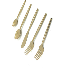 Vibhsa Modern Gold Flatware Cutlery Set 20pcs