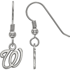 LogoArt Washington Nationals Dangle Earrings - Silver