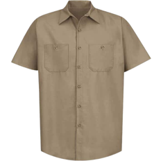 Red Kap Industrial Work Shirt - Khaki