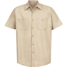 Red Kap Industrial Work Shirt - Light Tan