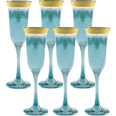 Lorren Home Trends Stencil Champagne Glass 26.6cl 6pcs