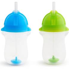 Munchkin Any Angle Click Lock Weighted Straw Cup 2-pack 295ml