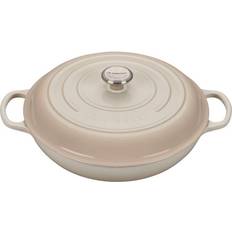 Le Creuset Meringue Signature with lid 4.73 L 34.798 cm