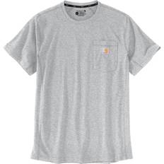 Carhartt Force Relaxed Fit Midweight Short Sleeve Pocket T-shirt - Heather Gray