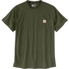 Carhartt Men - XXL T-shirts & Tank Tops Carhartt Force Relaxed Fit Midweight Short Sleeve Pocket T-shirt - Basil Heather