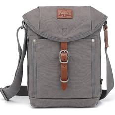 TSD Brand Forest Flap Crossbody Bag - Grey