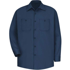 Red Kap Wrinkle-Resistant Work Shirt - Navy