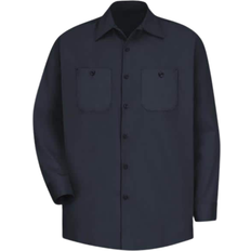 Red Kap Wrinkle-Resistant Work Shirt - Dark Navy