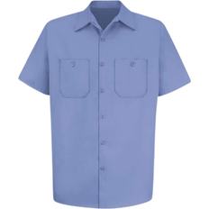 Red Kap Wrinkle-Resistant Work Shirt - Light Blue