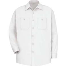 Red Kap Wrinkle-Resistant Work Shirt - White