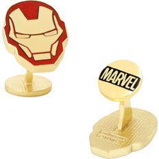 Iron man helmet Cufflinks Inc Iron Man Helmet Cufflinks - Gold/Red