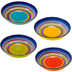 Certified International Tequila Sunrise Soup Bowl 23.495cm 4pcs