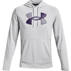 Under Armour Fleece Big Logo Hoodie - Halo Gray/Twilight Purple