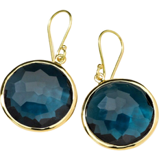 Ippolita Round Drop Earrings - Gold/Blue