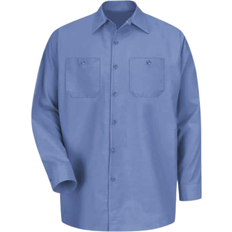 Red Kap Long-Sleeve Work Shirt - Petrol Blue