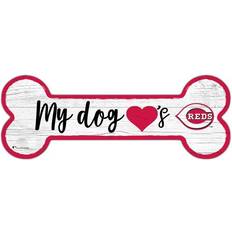 Fan Creations Cincinnati Reds Team Dog Bone Sign