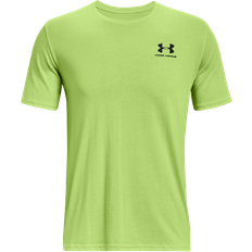 Under Armour Sportstyle Left Chest Short Sleeve Shirt - Lime Foam/Black