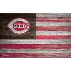 Fan Creations Cincinnati Reds Distressed Flag Sign